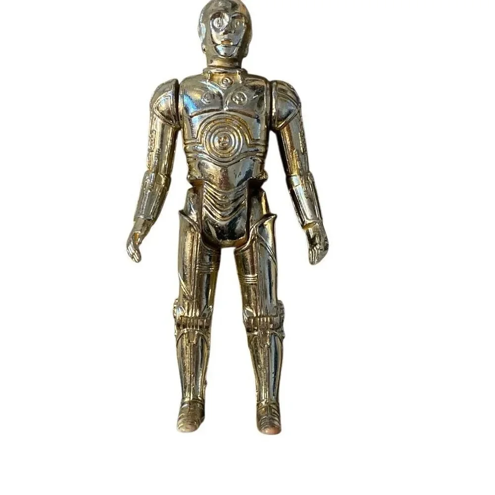Vintage Star Wars C-3PO Figurine Complete From Original 1977 First 12 Toy Series